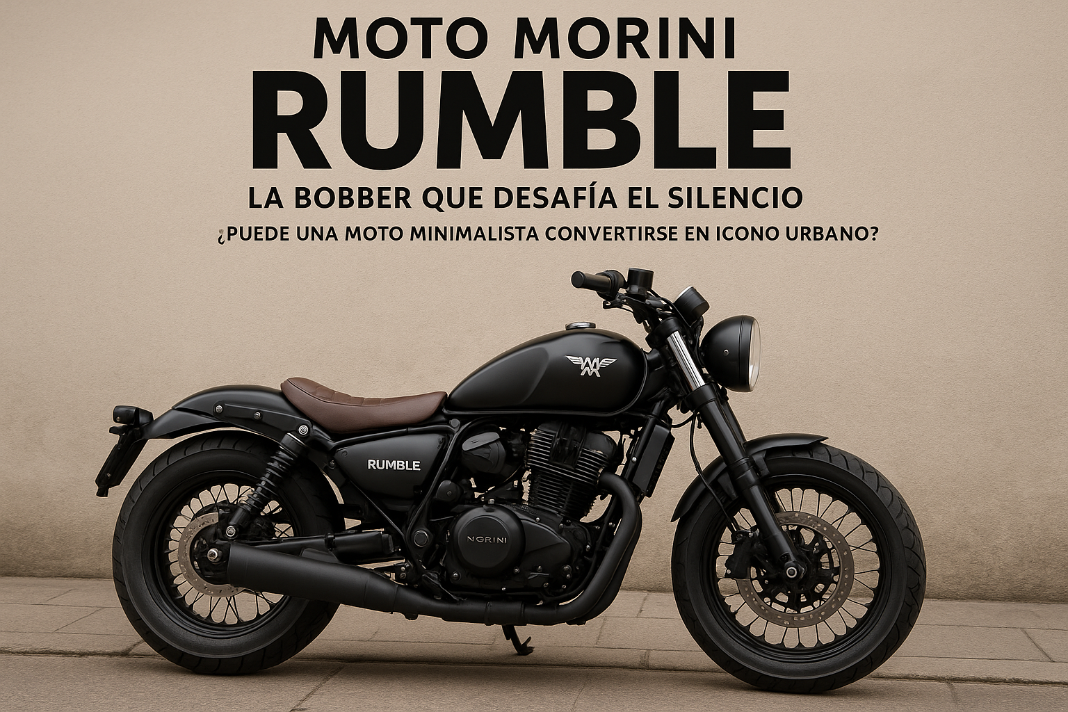 Moto Morini Rumble: la bobber para los rebeldes del futuro 49
