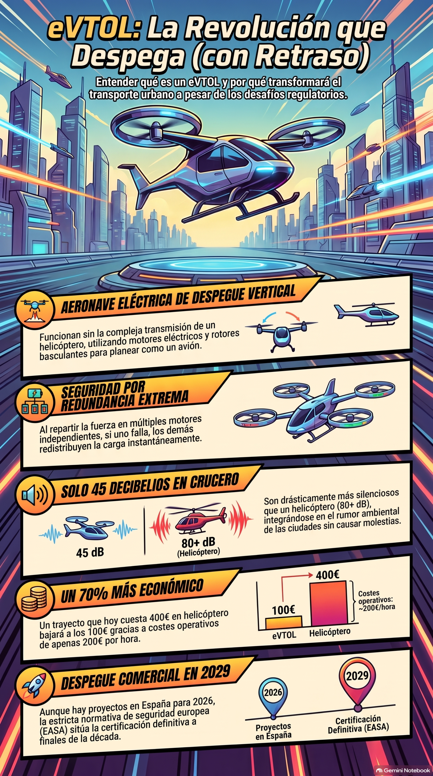 QUÉ ES UN EVTOL: FANTASÍA QUE DESPEGA TARDE 1 QUÉ ES UN EVTOL: FANTASÍA QUE DESPEGA TARDE 1
