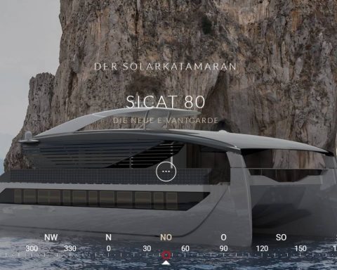 SolarImpact Yacht AG, un yate solar marino con una estética moderna y futurista 6